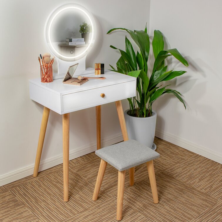 Wayfair mirrored store dressing table